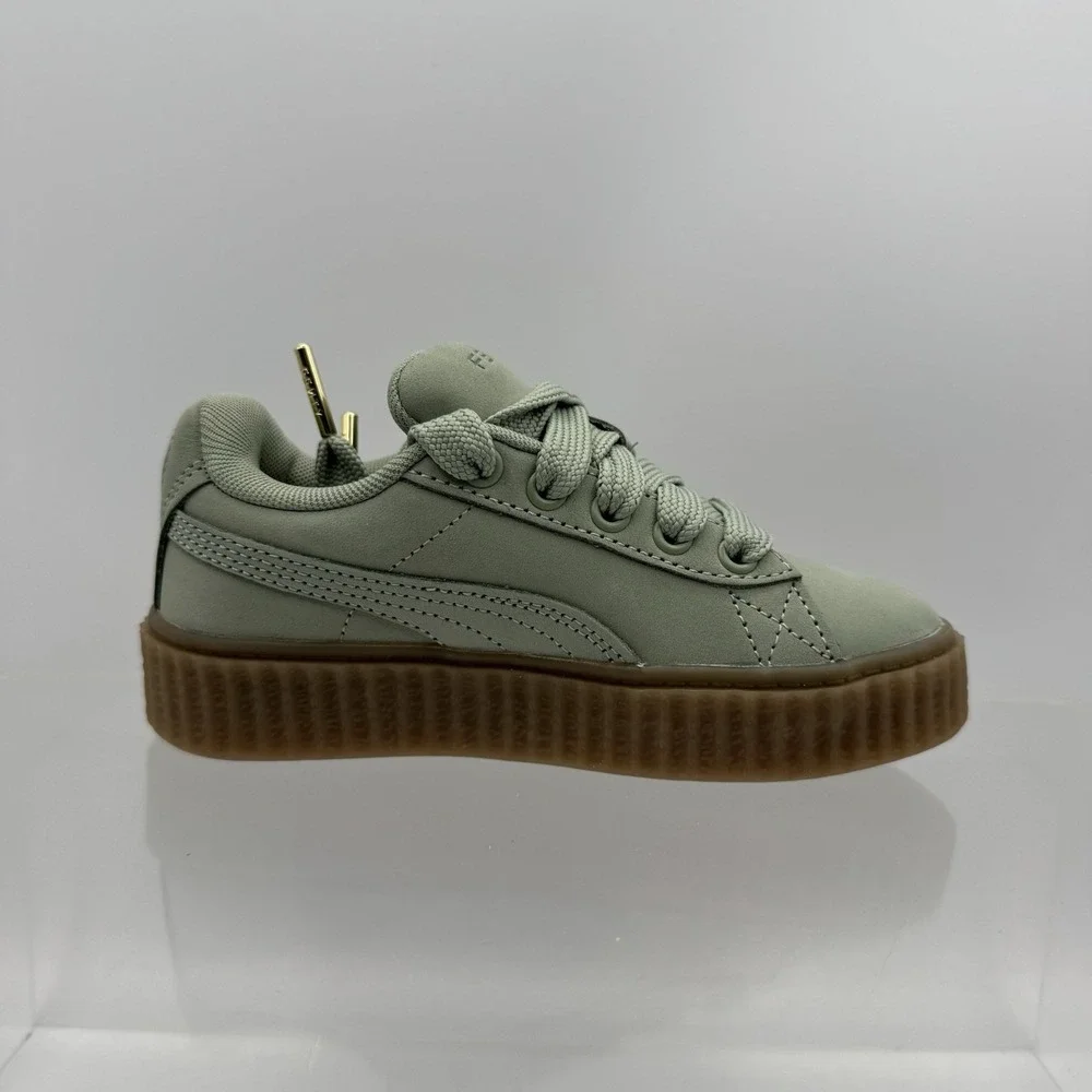 NEW Puma Creeper Phatty Nubuck Green Fog 399867.02 Size 1C Toddler Kids